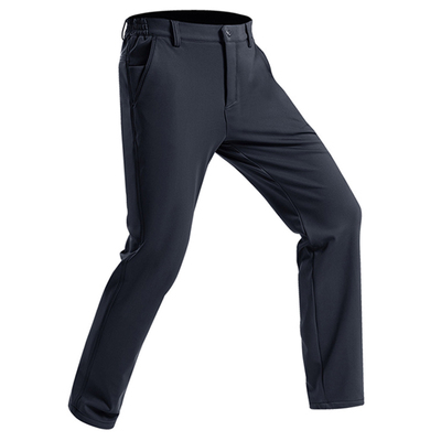 含桑蚕丝加薄绒加厚保暖休闲裤男