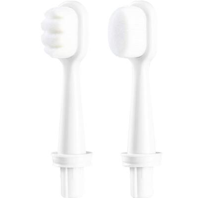 MDB儿童牙刷万毛软毛小熊绵柔牙刷专用替换刷头0-3-6岁宝宝牙刷头