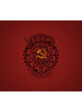 苏维埃马克思列宁斯大林苏联中苏海报复古牛皮纸装饰画壁画画芯