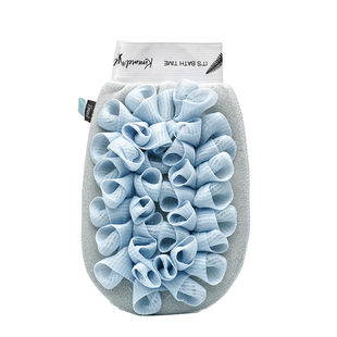 Krramel搓澡巾带浴花新款无痛搓澡神器女家用沐浴球高品质不易散