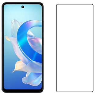 适用TECNO Spark 20 Pro全高清钢化膜一体成型玻璃贴膜手机硬膜刘海屏非全屏不漏胶无气泡白片膜手感细腻坚硬