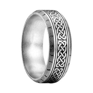 潮牌维京卢恩字母凯尔特结复古经典戒指嘻哈街头男女钛钢个性指环