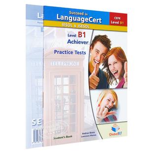 朗思IESOL Succeed in LanguageCert CEFR A1-C2 朗思模拟真题解析自学套装含答案音频 各级别备考视频套装 闻雅德
