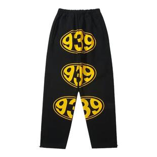 欧货炸街939卫裤男女潮牌ins宽松休闲运动裤舞蹈裤hiphop卫裤嘻哈