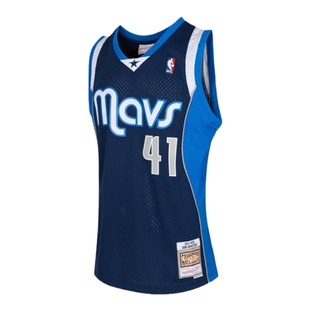 mitchell&nessNBA官方独行侠/诺维茨基复古11-12赛季SW球衣篮球服