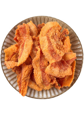 猪油渣零食酥脆油脂渣五花解馋原青岛肉渣哨即食姜李家村香酥好吃