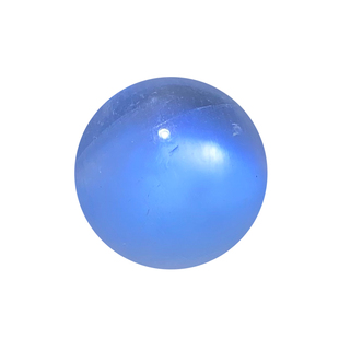 天然蓝月光球配件强光蓝光彩光月光石水晶吊坠甜美饰品礼物情侣款