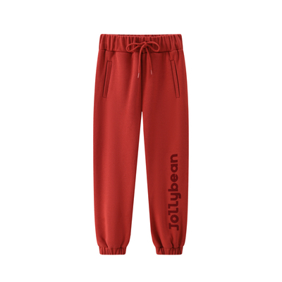 jollybean植绒运动裤加绒卫裤