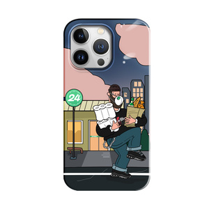 口罩大胡子苹果14pro手机壳iPhone13新款14promax裸感菲林12全包防摔11高级感卡通创意13pro男14plus女套适用