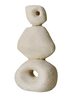 创意抽象水泥仿洞石几何装饰摆件