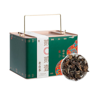 五虎2021老白茶自己喝正宗福鼎寿眉白茶茶叶官方旗舰罐装送礼