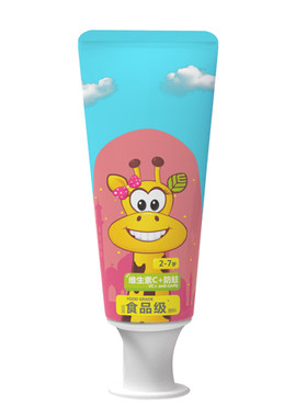 儿童防蛀益生菌牙膏一夫含氟