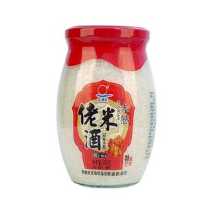 湖北孝感特产酒酿醪糟甜糯米米酒原味瓶装900g月子酒米酿红米饮品