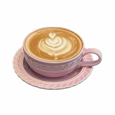 法式陶瓷咖啡杯碟轻奢拿铁拉花杯