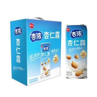 六个核桃养元植物蛋白饮料杏浓杏仁露240mL*12罐整箱