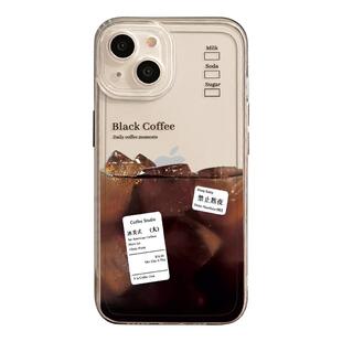 禁止熬夜冰美式手机壳适用真我GTneo5se咖啡7/GT6拿铁realme12pro+高级感2小众neo3复古11男q3s套10透明23/15