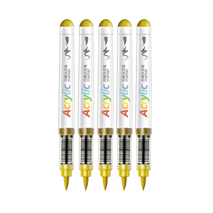 直液式金色签名笔手账涂鸦笔丙烯马克笔相册拍立得笔白色高光笔