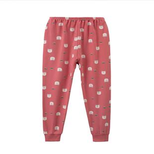 胖女童秋裤大码加厚儿童纯棉加肥加大裤子内穿线裤秋装全棉打底裤