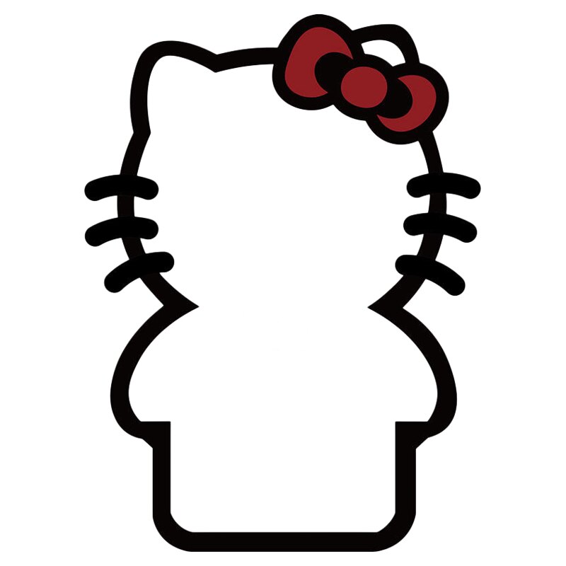 HelloKitty网红打卡镜子贴主题拼豆店墙面装饰修蛋糕甜品氛围布置