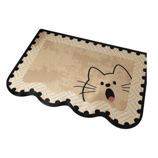 卡通猫咪入户地垫玄关进门脚垫防滑吸水自由裁剪2026新款