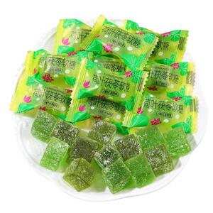荷叶茯苓软糖糖果健康零食休闲食品小吃水果糖网红爆款薄荷糖手工