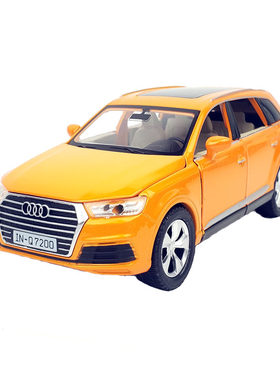132奥迪q7越野suv汽车模型