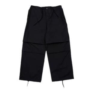 NOFAITH春季伞兵裤男日系复古直筒宽松阔腿工装休闲长裤潮无信仰