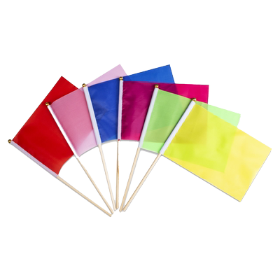 20个木杆手摇小彩旗旗分类舞蹈