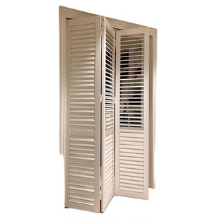 实木百叶门定制折叠门衣柜门透气百叶窗格栅卧室透光透气百叶门