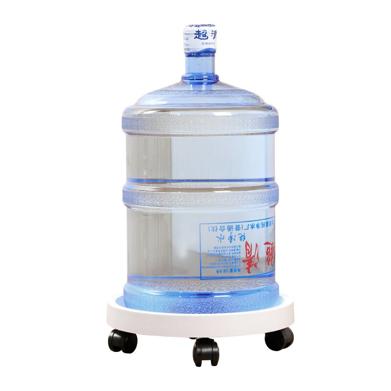 珂朗迪桶装水移动托盘万向轮矿泉水置物架纯净水托架底座滑轮架子