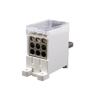 正泰NM1塑壳空开空气开关FJ6G断路器250A分线盒1进9出多接线端子