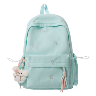 书包初中生女高颜值ins小众蓝色大容量2026新款女生大学生双肩包