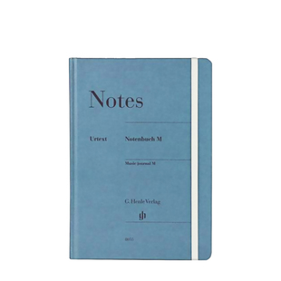 五线谱本 笔记本 精装封面 亨乐进口 尺寸14.8x21.0cm Notes Music journal M Henle HN8055