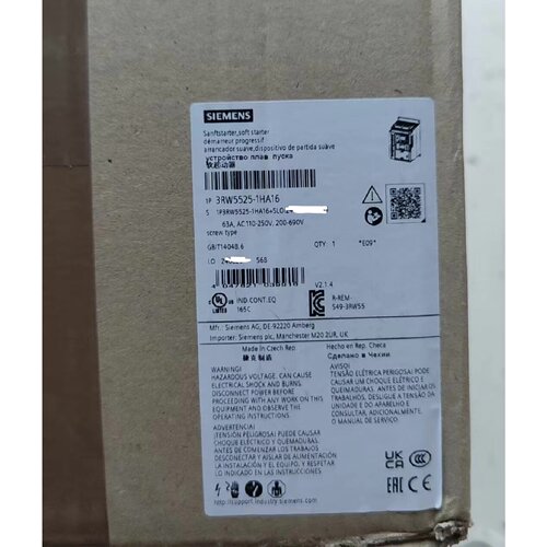 询价3RW5525-1HA16软启动器