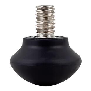 喜乐途金属三脚架脚垫适用八分之三可换脚钉独脚架通用支架配件接口3/8铝合金硅胶脚套