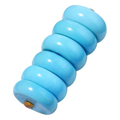 原矿湖北高瓷绿松石隔片