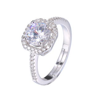 仿真结婚钻戒一对戒大气奢华鸽子蛋活口可调节戒指婚礼仪式用道具