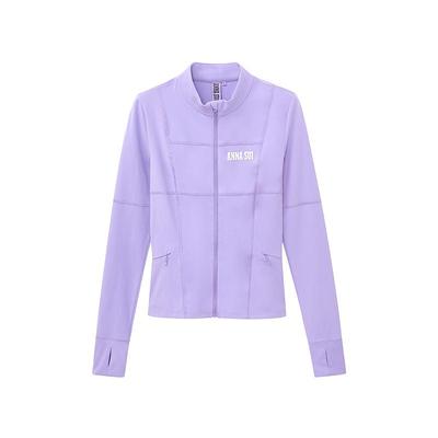 安娜苏双面磨毛弹力运动外套