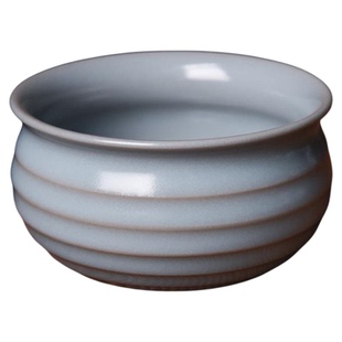 清凉寺汝官窑 原矿汝瓷 仿古釉天青 月白 葱绿 全手工茶杯 主人杯