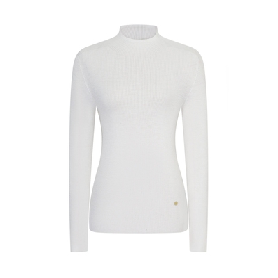 Scofield女小高领无缝一体针织衫