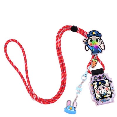 【疯狂动物城】适用小天才电话手表表带Z6A挂绳Z6S/Z7/Z8/Z9/Z10/Z11少年版D5儿童D3防丢D2挂脖套Q1A保护壳