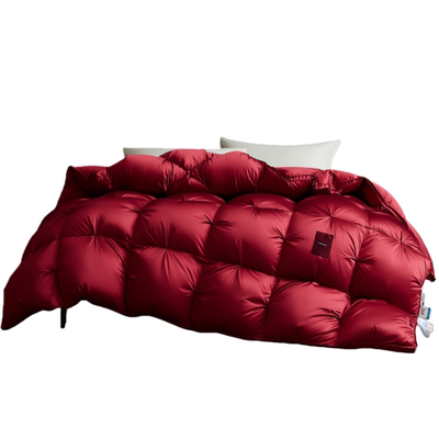 高档奢华进口95白鹅绒被加厚保暖冬季被芯羽绒被子官方旗舰店正品