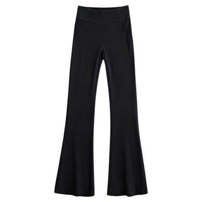 春夏新款高腰提臀外穿瑜伽喇叭裤