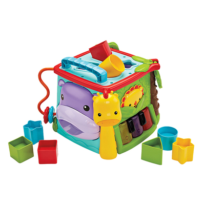 费雪六面盒探索六面屋益智玩具