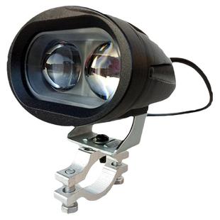 汽车射灯三轮车外置大灯电动车灯超亮摩托车LED灯泡12V-80改装灯