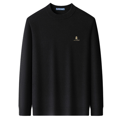 梦特娇一线成衣纯羊毛衫圆领百搭