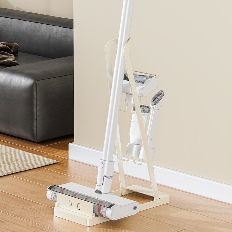 立式吸尘器收纳架家居用品整理置物架支架拖把架批免打孔吸尘器