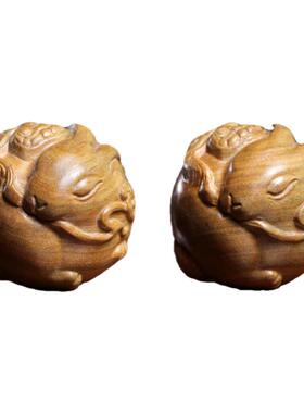 天然绿檀灵芝兔保健球