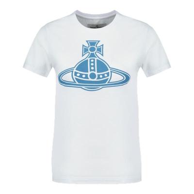 Vivienne Westwood 西太后;巴黎 Orb Peru' T 恤 -棉质-白色