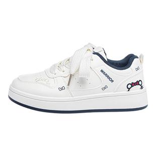 回力kt猫加绒小白鞋女2025秋冬新款厚底运动休闲鞋初中生软底板鞋